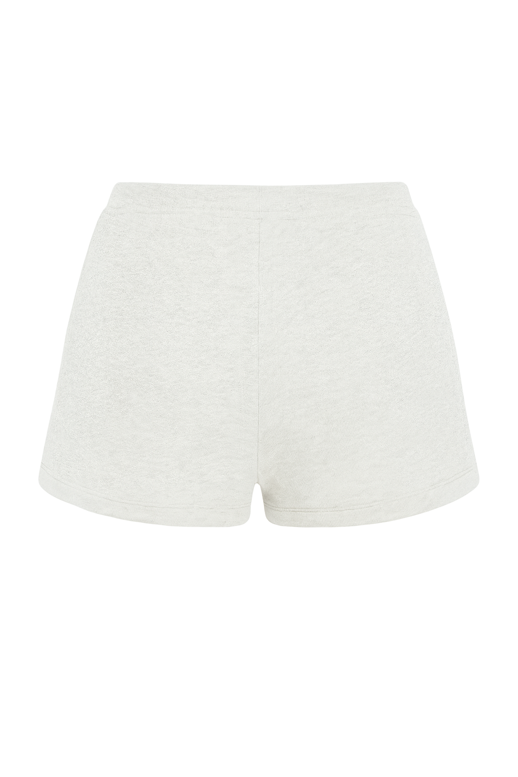 Cozy Drawstring Shorts - Light Grey - back