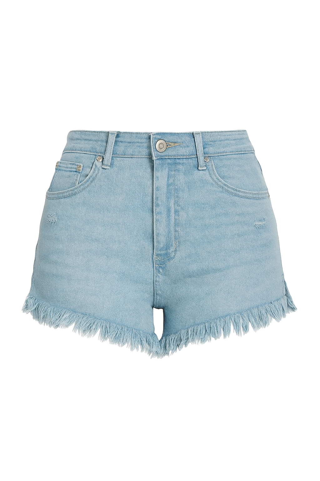 Casual Fit Shorts - Light Blue - front