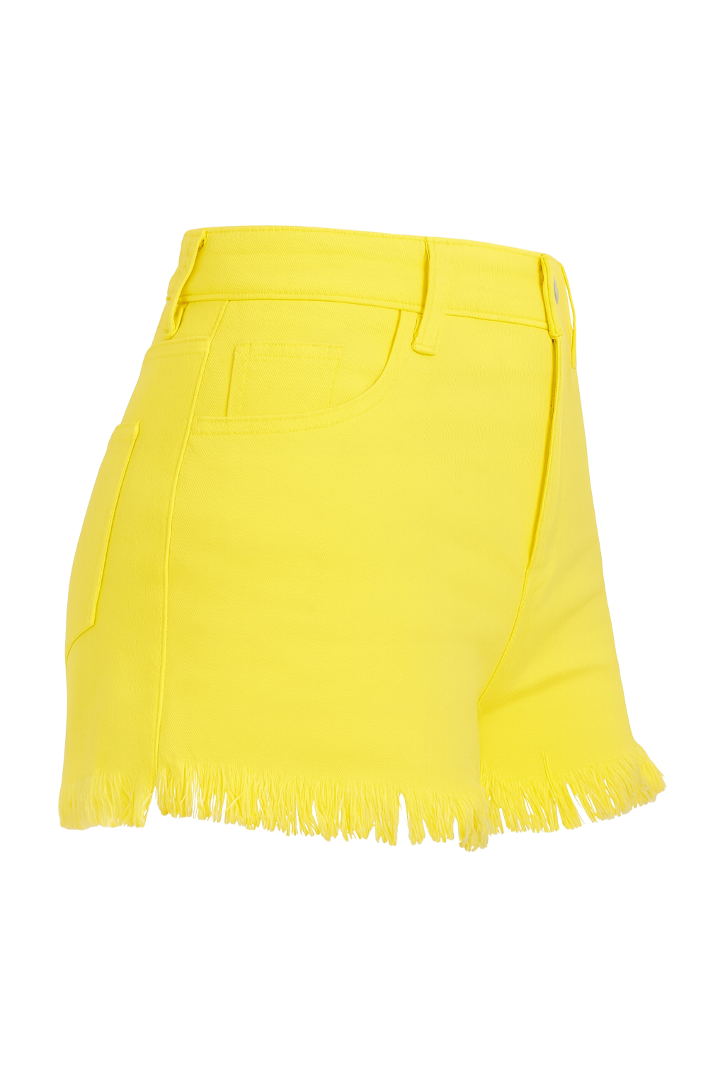 Casual Fit Shorts - Bright Yellow - side