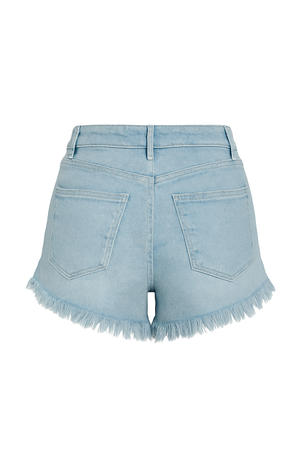 Casual Fit Shorts - Light Blue - back