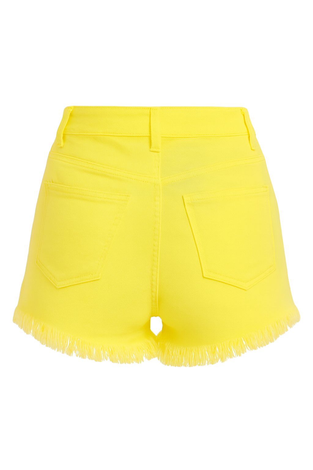 Casual Fit Shorts - Bright Yellow - back