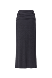 Draped Waist Maxi Skirt - back