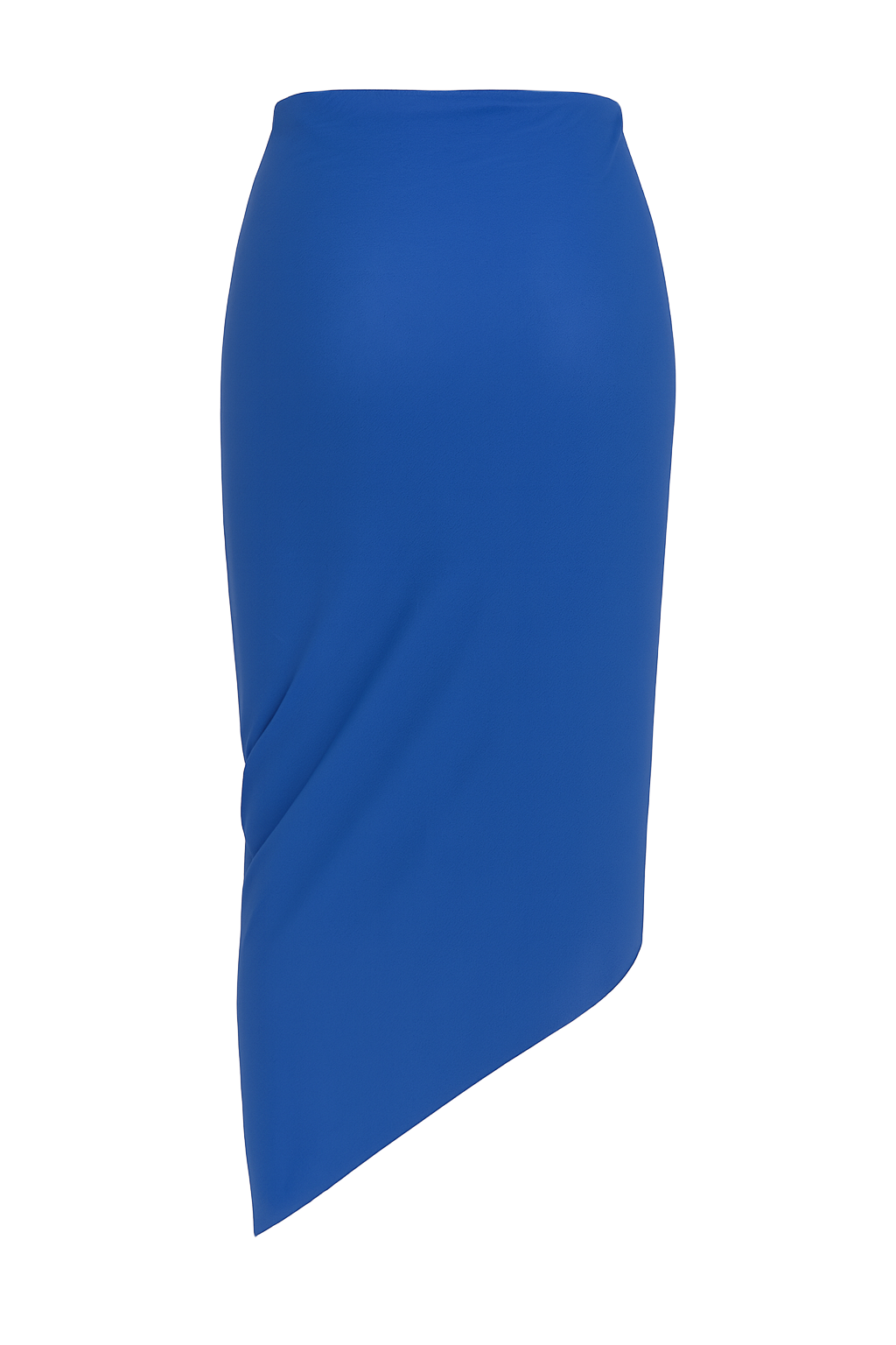 Leopard Tie Sarong Skirt - Blue - back
