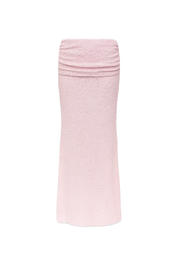Textured Knit Maxi Skirt - front