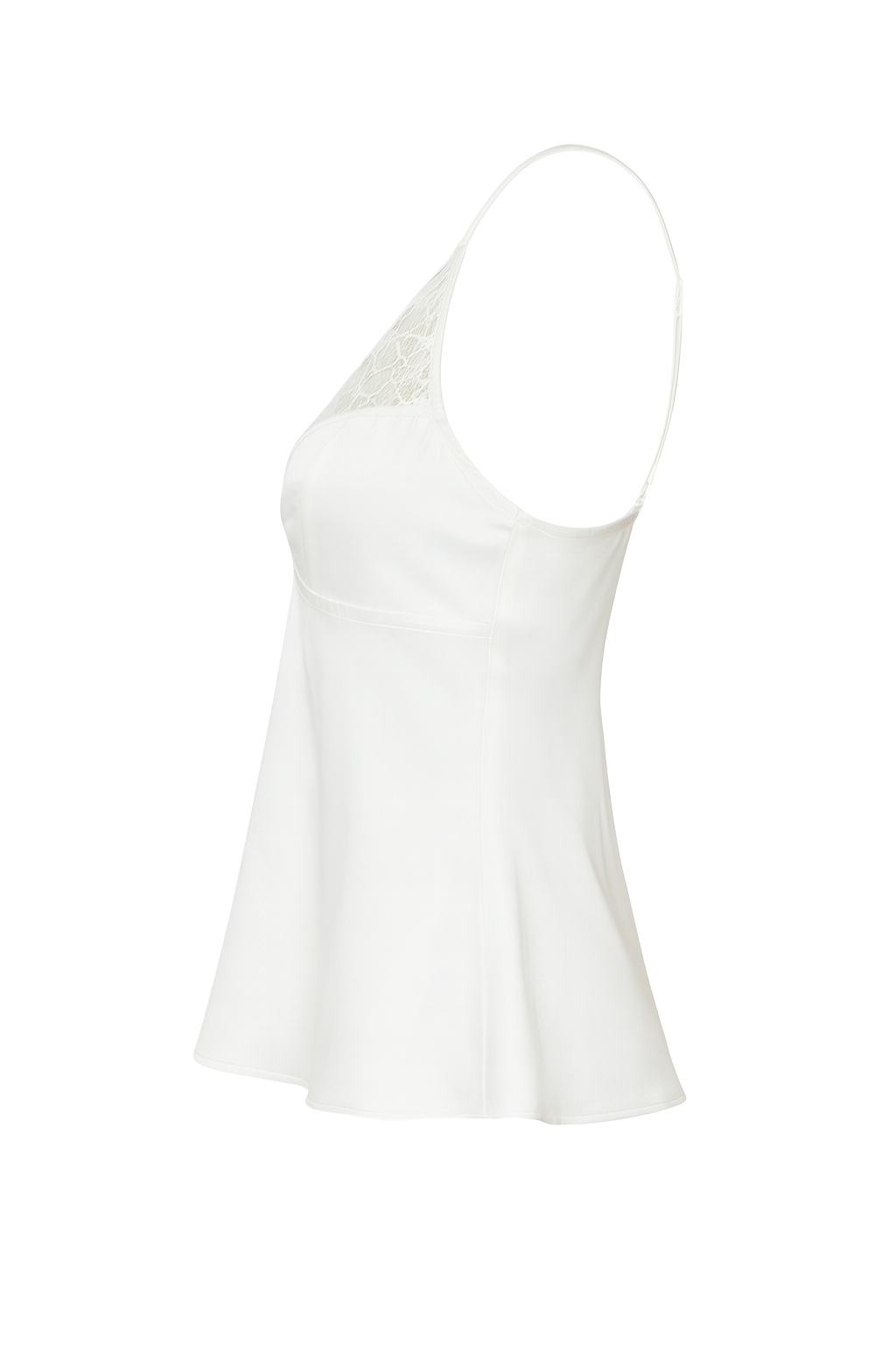 Lace Trim Satin Cami - side