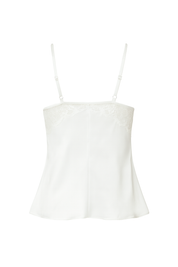 Lace Trim Satin Cami - back
