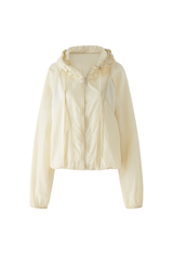 Lightweight Windbreaker Jacket - Cream