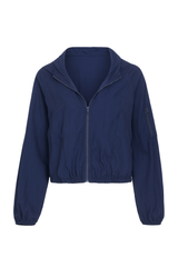 Lightweight Windbreaker Jacket - Navy Blue