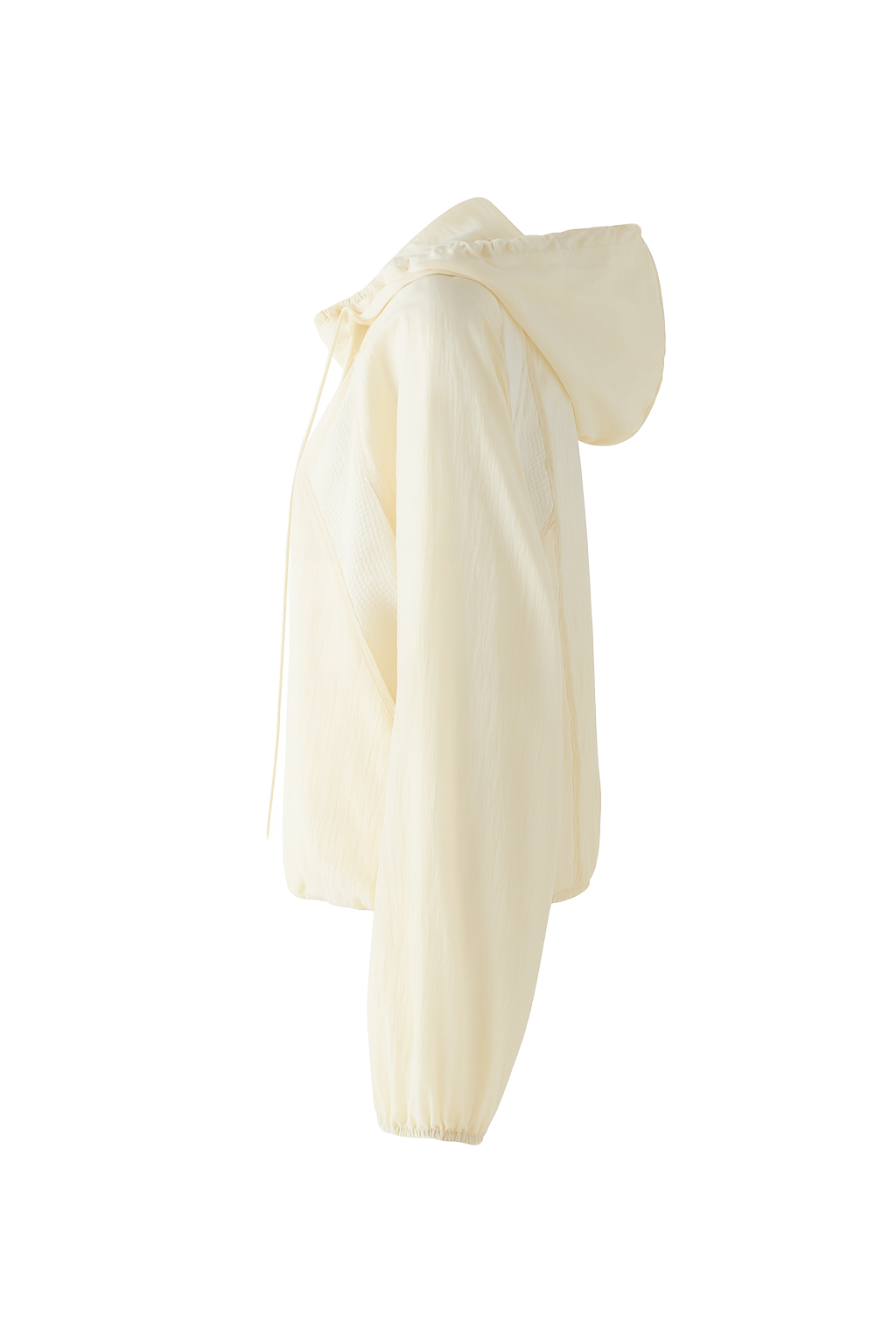 Lightweight Windbreaker Jacket - Cream - side