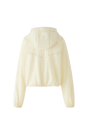 Lightweight Windbreaker Jacket - Cream - back