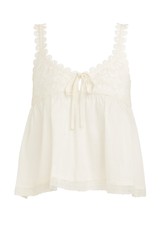 Ribbed Knit Top - Ivory