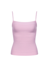Ribbed Bustier Cami - Lavender