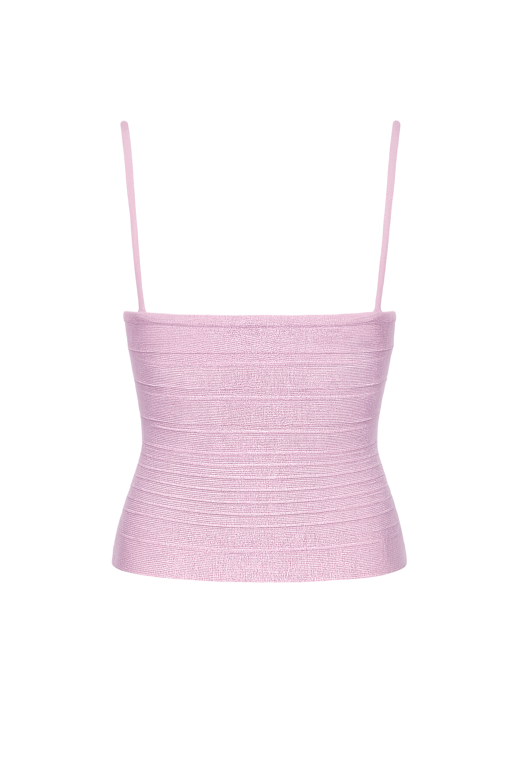 Ribbed Bustier Cami - Lavender - back