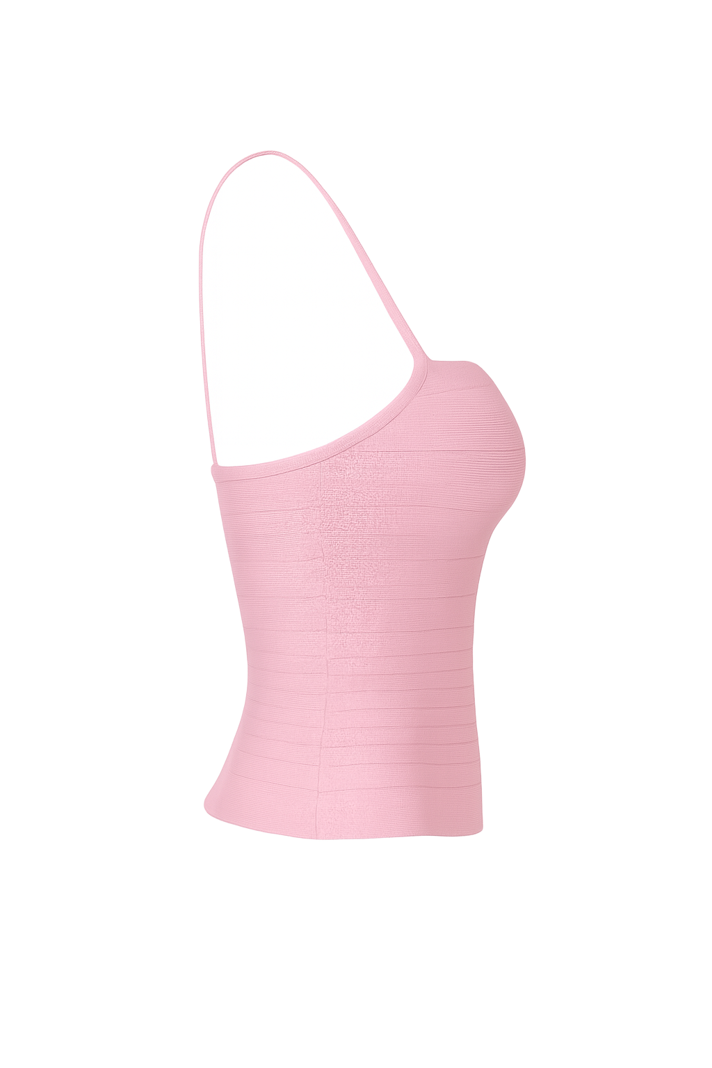 Ribbed Square Neck Cami - side