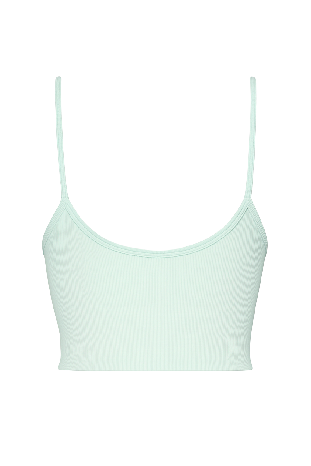 Ribbed V-Neck Bralette - back