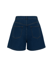 Straight Leg Jeans - Dark Wash - back